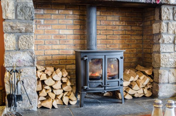 Wood Stove Setup